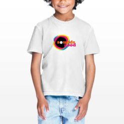 Sounds Good t-shirt personalizzata bambino digitalshirt bianca