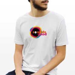 Sounds Good t-shirt personalizzata uomo digitalshirt bianca