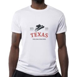 Texas t-shirt personalizzata uomo digitalshirt bianca