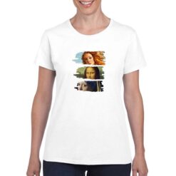 Tre Donne t-shirt personalizzata donna digitalshirt bianco
