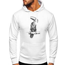 Tucano felpa con cappuccio personalizzata uomo digitalshirt bianca