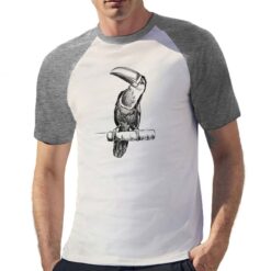 Tucano t-shirt bicolor personalizzata uomo digitalshirt grigia