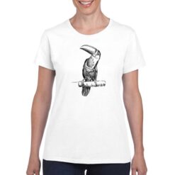 Tucano t-shirt personalizzata donna digitalshirt bianco