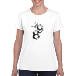 U89 t-shirt personalizzata donna digitalshirt bianco