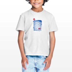 UK TE2 t-shirt personalizzata bambino digitalshirt bianca
