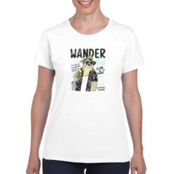 Wander t-shirt personalizzata donna digitalshirt bianco