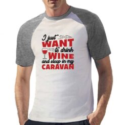 Want Wine t-shirt bicolor personalizzata uomo digitalshirt grigia