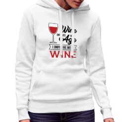 Wine Age felpa con cappuccio personalizzata donna digitalshirt bianca.jpg
