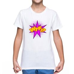 WTF t-shirt personalizzata bambino digitalshirt bianca
