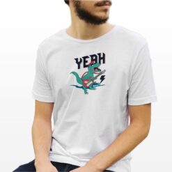 Yeah t-shirt personalizzata uomo digitalshirt bianca