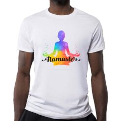 Yoga t-shirt personalizzata uomo digitalshirt bianca