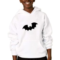 Batman Pippistrello felpa con cappuccio personalizzata bambino digitalshirtbianco