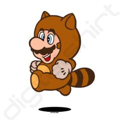 bavaglino grafica super mario fuchsia digitalshirt