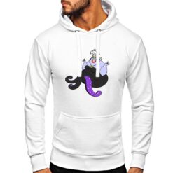 Ariel felpa con cappuccio personalizzata uomo digitalshirt bianca
