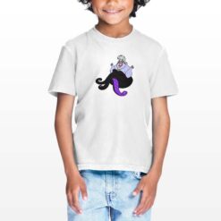 Ariel t-shirt personalizzata bambino digitalshirt bianca
