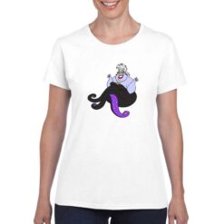 Ariel t-shirt personalizzata donna digitalshirt bianco
