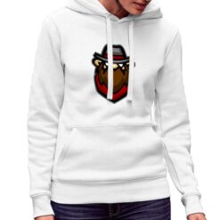 Barbuto felpa con cappuccio personalizzata donna digitalshirt bianca.jpg