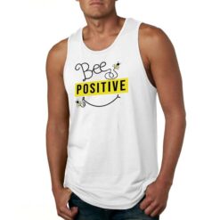 Bee Positive canotta personalizzata uomo digitalshirt bianca
