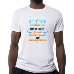 Been the Coolest t-shirt personalizzata uomo digitalshirt bianca