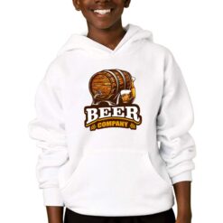 Beer Company felpa con cappuccio personalizzata bambino digitalshirtbianco