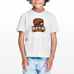 Beer Company t-shirt personalizzata bambino digitalshirt bianca