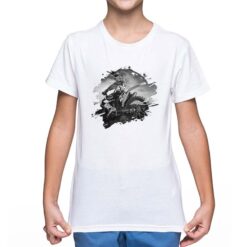 Bike Race Poster  t-shirt personalizzata bambino digitalshirt bianca