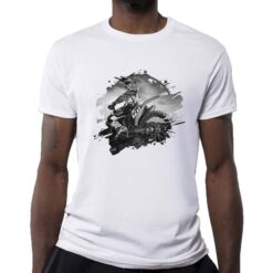 Bike Race Poster  t-shirt personalizzata uomo digitalshirt bianca