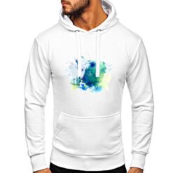 Bud Spencer Colori felpa con cappuccio personalizzata uomo digitalshirt bianca