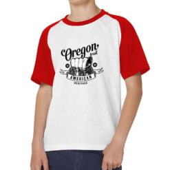 Carovana t-shirt bicolor personalizzata bambino digitalshirt rossa
