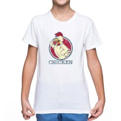 Chicken t-shirt personalizzata bambino digitalshirt bianca