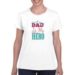 Dad a Colori t-shirt personalizzata donna digitalshirt bianco
