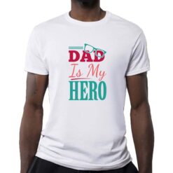 Dad a Colori t-shirt personalizzata uomo digitalshirt bianca