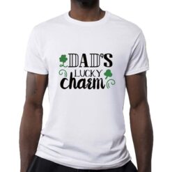 Daddy's Charm t-shirt personalizzata uomo digitalshirt bianca