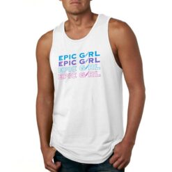 Epic Girl canotta personalizzata uomo digitalshirt bianca