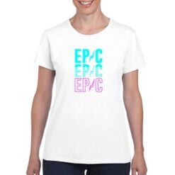 Epic t-shirt personalizzata donna digitalshirt bianco