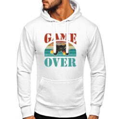 Fine dei Giochi felpa con cappuccio personalizzata uomo digitalshirt bianca