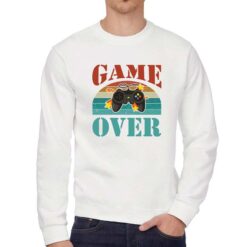 Fine dei Giochi felpa senza cappuccio personalizzata uomo digitalshirt bianca