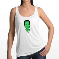 Frankenstein canottiera personalizzata donna digitalshirt bianca