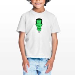 Frankenstein t-shirt personalizzata bambino digitalshirt bianca