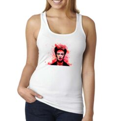 Frida-Kahlo canottiera personalizzata donna digitalshirt bianca