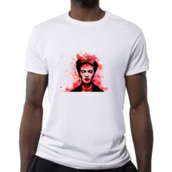 Frida-Kahlo t-shirt personalizzata uomo digitalshirt bianca