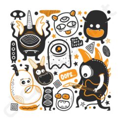 bavaglino grafica funny music turchese digitalshirt