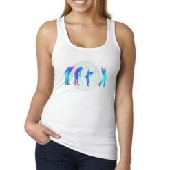 Golf Movement canottiera personalizzata donna digitalshirt bianca