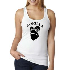 Gorilla canottiera personalizzata donna digitalshirt bianca