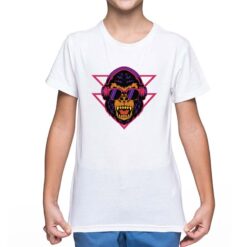 Gorilla Tekno t-shirt personalizzata bambino digitalshirt bianca