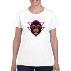 Gorilla Tekno t-shirt personalizzata donna digitalshirt bianco