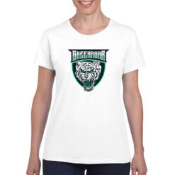 Greenroar t-shirt personalizzata donna digitalshirt bianco