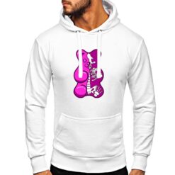 Gumbear Scheletro felpa con cappuccio personalizzata uomo digitalshirt bianca