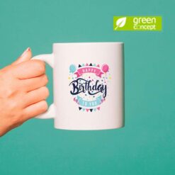 Happy Birthday Festone tazza ceramica personalizzata digitalshirt
