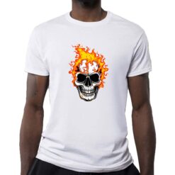 Hellrider Painting t-shirt personalizzata uomo digitalshirt bianca